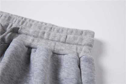 Letter Printed Men's Casual Sweater Suit