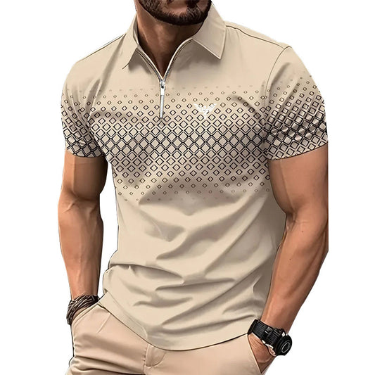 Men's Personality Summer Fashion Sports Short Sleeve