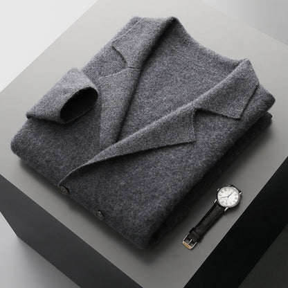 Wool Cardigan Suit Lapel Loose Fashionable Jacket