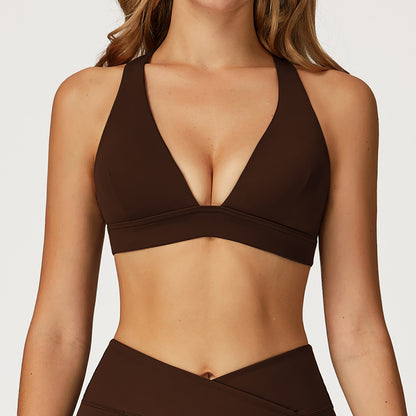 Cross Back High-grade Sports Bra For Women