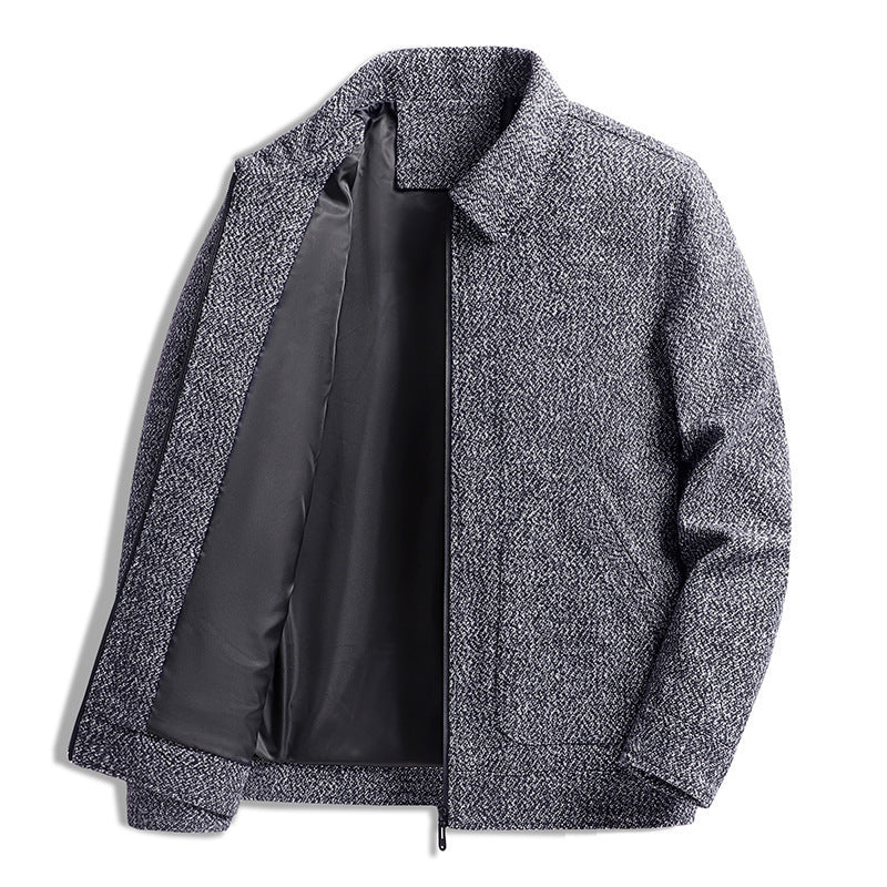 Jacket Men's Fashion Woolen Coat