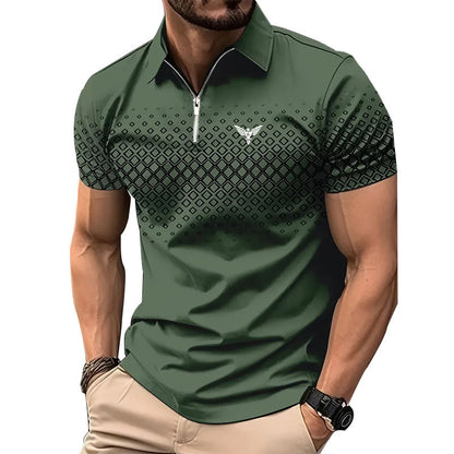 Men's Personality Summer Fashion Sports Short Sleeve