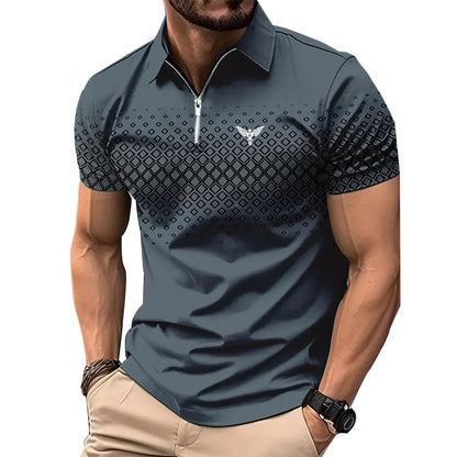 Men's Personality Summer Fashion Sports Short Sleeve