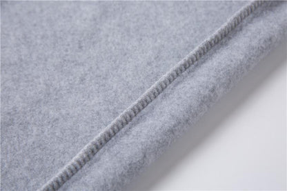 Letter Printed Men's Casual Sweater Suit