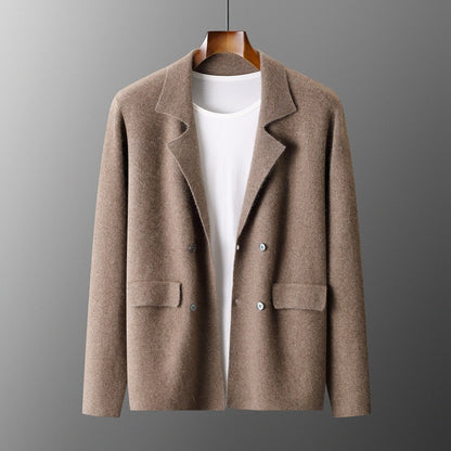 Wool Cardigan Suit Lapel Loose Fashionable Jacket