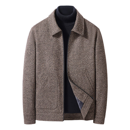 Jacket Men's Fashion Woolen Coat