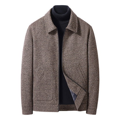 Jacket Men's Fashion Woolen Coat