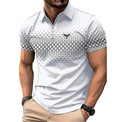 Men's Personality Summer Fashion Sports Short Sleeve
