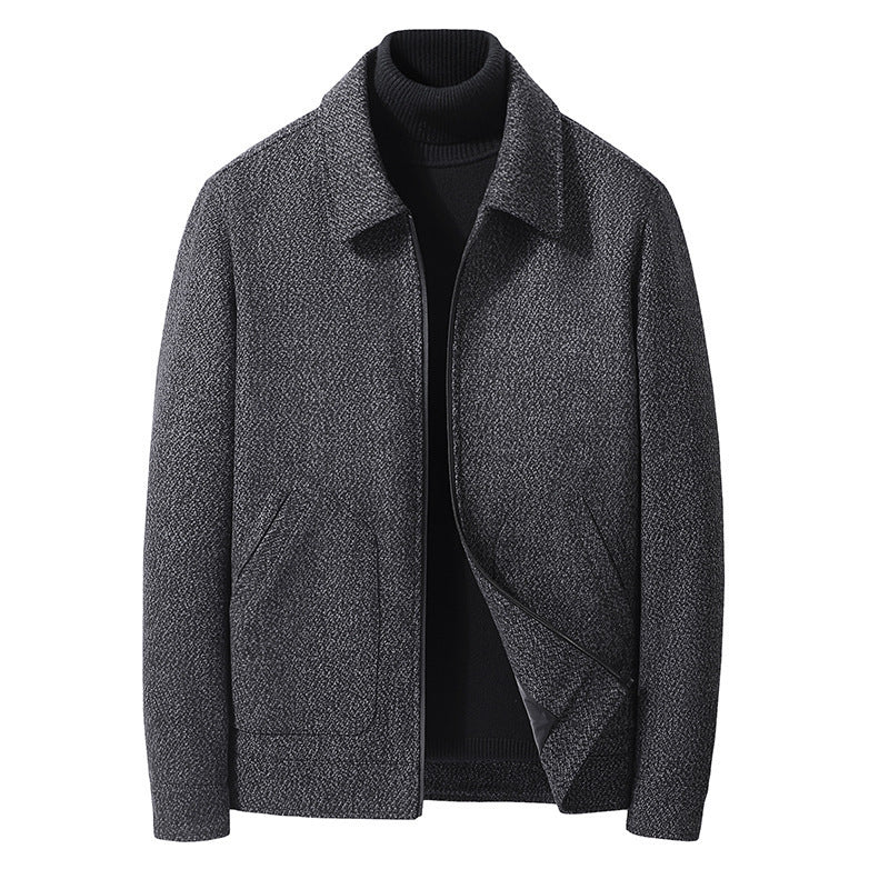 Jacket Men's Fashion Woolen Coat