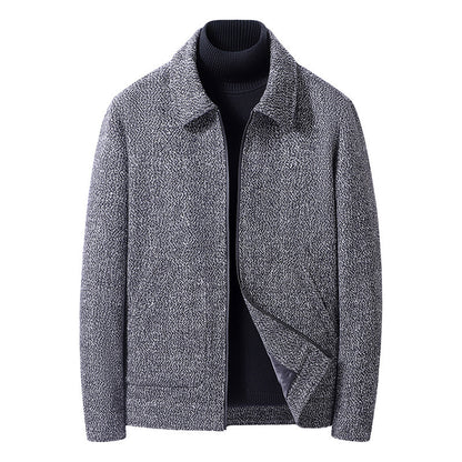 Jacket Men's Fashion Woolen Coat