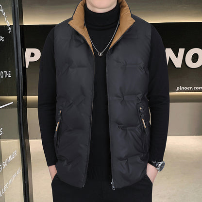 Down Vest Coat Men's Warm Down Jacket