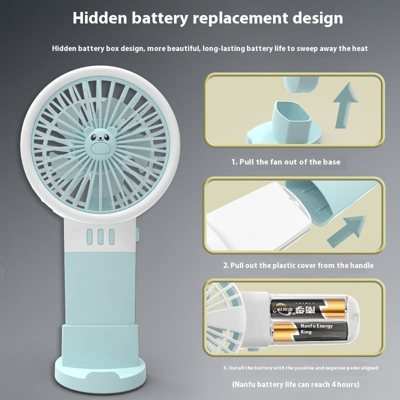 Handheld Portable Battery Little Fan