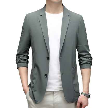 Ice Silk Suit Men's Thin Type Sunscreen Casual Jacket